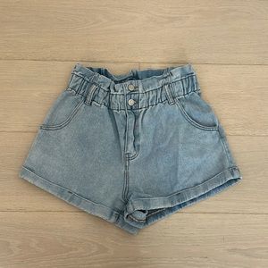 Pacsun Garbage Bag Jean Shorts